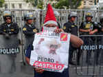 Demonstration to demand the dissolution of Congress and to hold democratic elections, in Lima