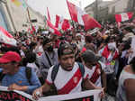 Protest demanding the closure of Congress in Lima