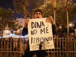 Protest demanding the closure of Congress in Lima