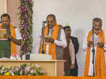 Gandhinagar: Bharatiya Janata Party (BJP) MLAs take oath as Gujarat ministers du...