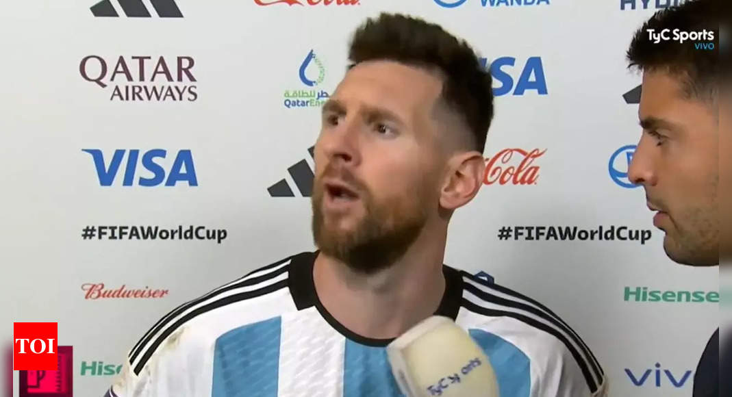 Watch: Lionel Messi taunts Dutch player – ‘What are you looking at fool?’ | Football News – Times of India