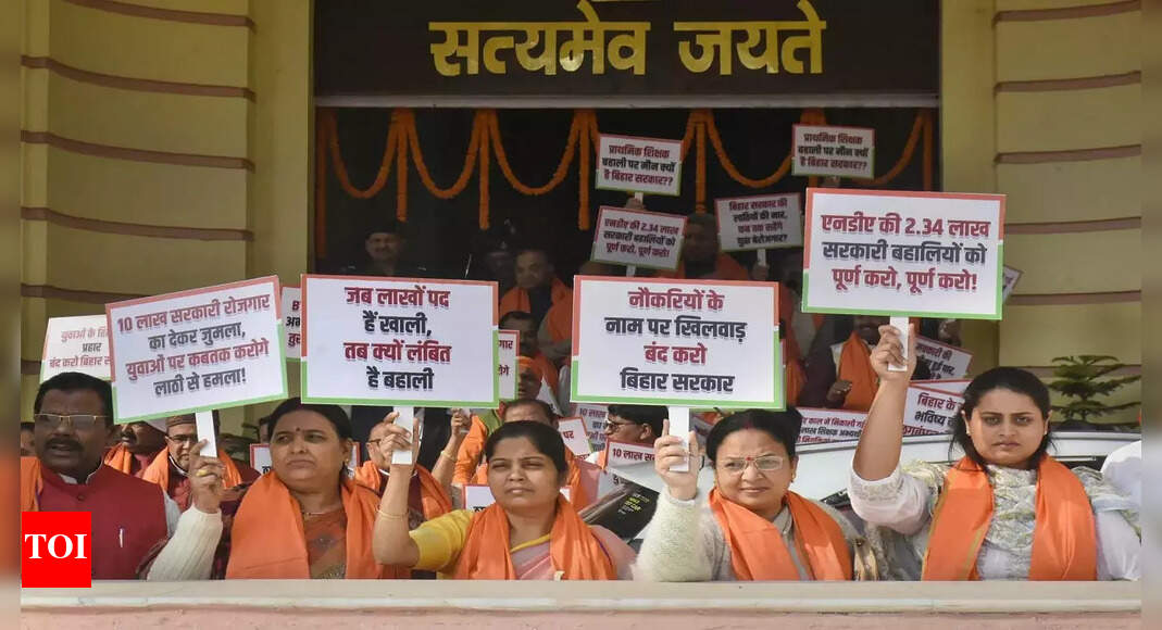 Congress MLA in Bihar remains seated during national anthem; BJP fumes