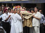 Stars at funeral of late Shammi Kapoor