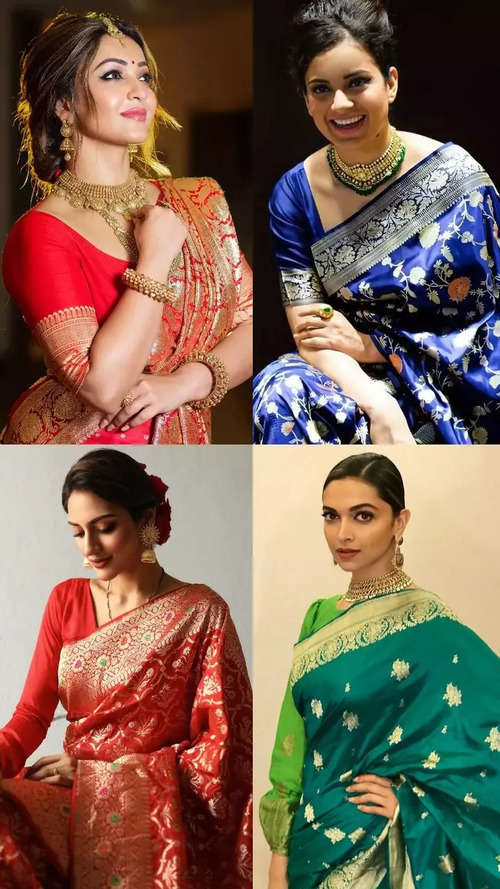 Celebs who aced the Banarasi saree look