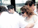 Stars at last rites of late Shammi Kapoor