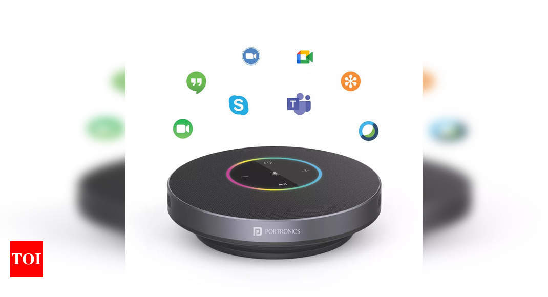 Portronics Talk Two speakers with 360 degree voice pickup conference feature launched in India: Price, features and more – Times of India