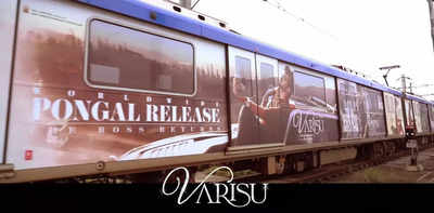 Vijay's 'Varisu' posters make it on the metro trains