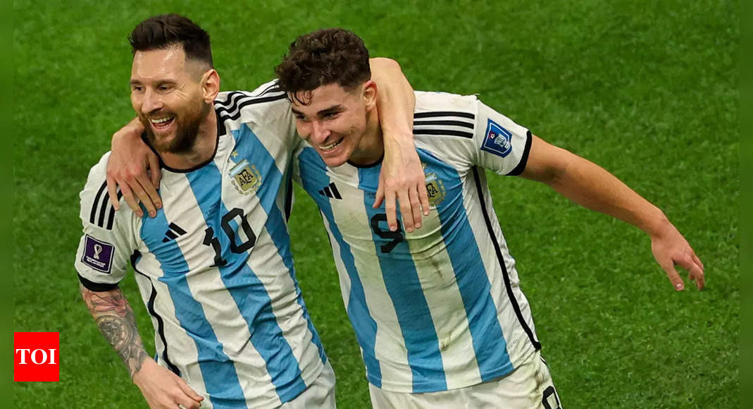 Julian Alvarez – From Lionel Messi fan as a kid to Argentina teammate at FIFA World Cup | Football News – Times of India