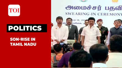Tamil Nadu: Stalin's son Udhayanidhi takes oath as a Cabinet Minister