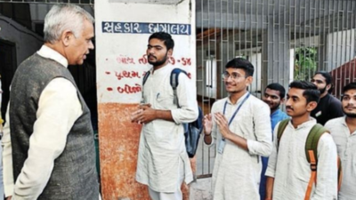 Chancellor makes sudden visit to Gujarat Vidyapith, finds campus filthy