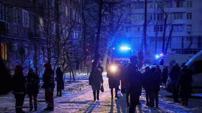 Russia-Ukraine war: Ukraine downs swarm of attack drones over Kyiv