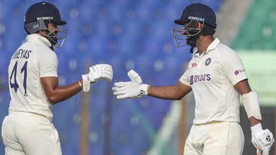 India vs Bangladesh 1st Test: Cheteshwar Pujara, Shreyas Iyer take India to 278/6 on Day 1 in Chattogram