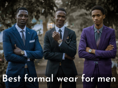 Best formal wear for men: Suits under 3000 - Times of India (March, 2024)