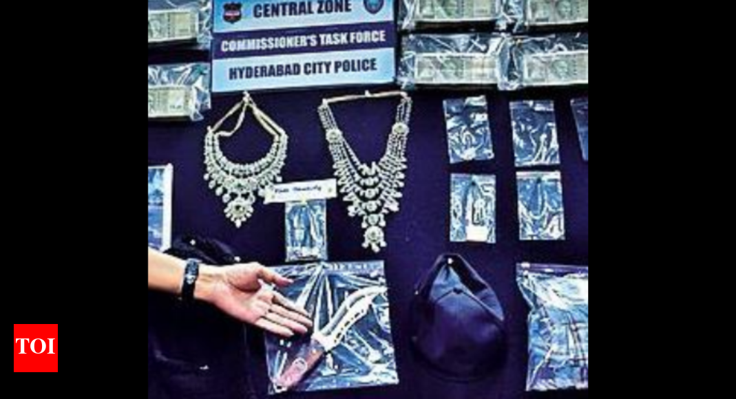 Five robbers caught, Rs 88 lakh worth ornaments seized in Hyderabad ...