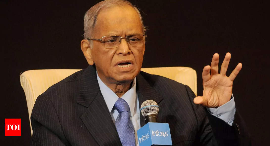 Narayana Murthy: Regret opposing key roles for Infosys founders’ children: NR Narayana Murthy | India Business News – Times of India