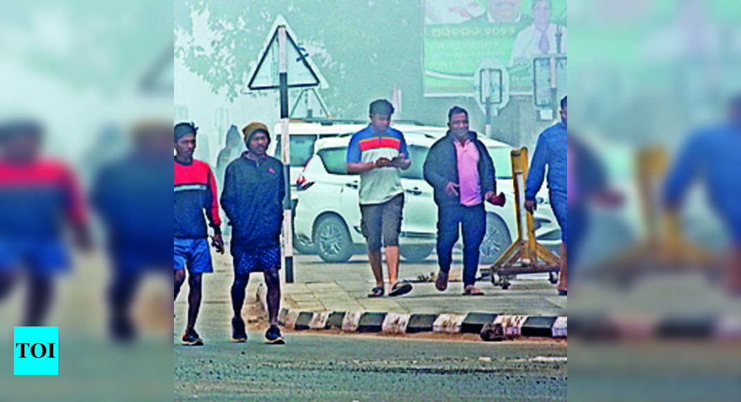 कोहरा यातायात को बाधित कर रहा है |  भुवनेश्वर समाचार – टाइम्स ऑफ इंडिया