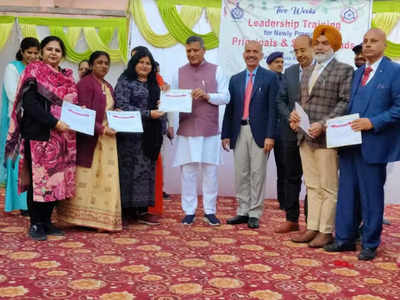 Two-week leadership training for newly promoted principals concluded at DIET Panchkula