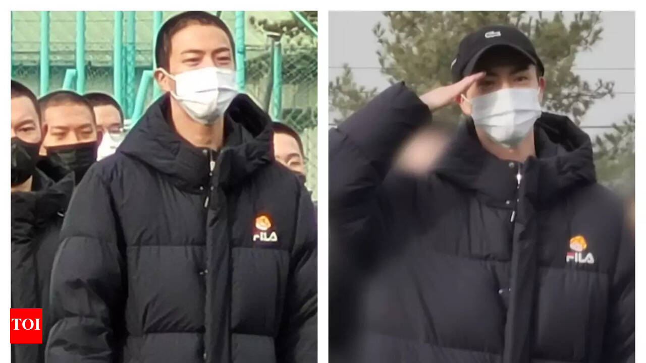 BTS shares video from Jin's Military entrance ceremony; emotional