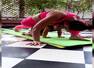 Kareena doing yoga with Jeh is too cute