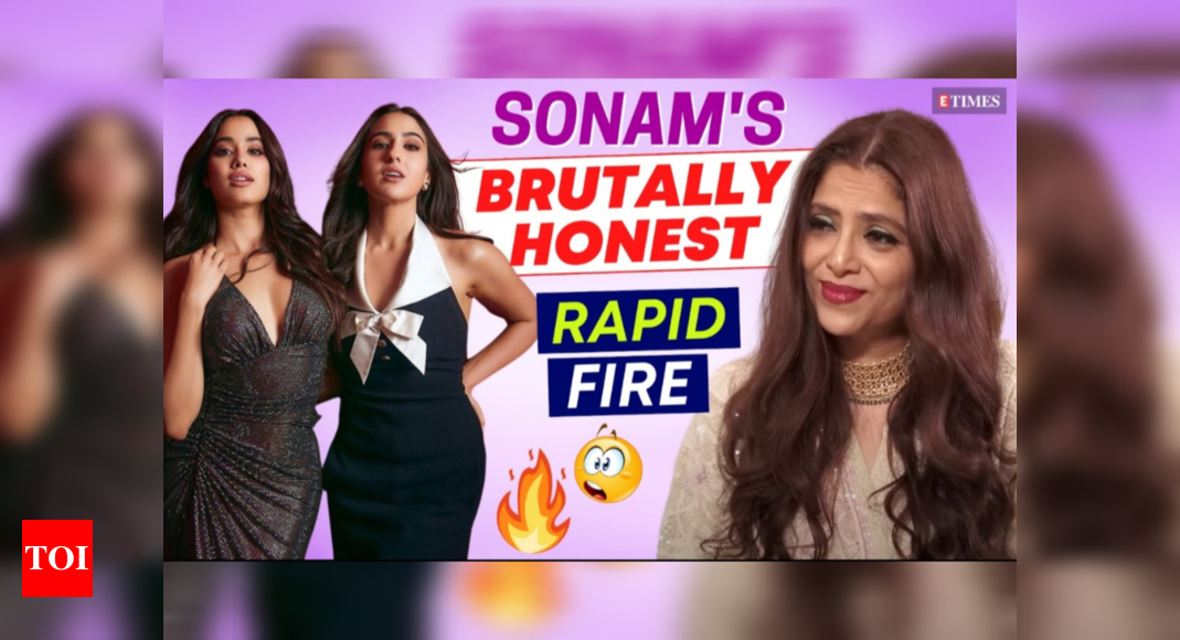 Sonam RAPID FIRE: Sara Ali Khan and Janhvi Kapoor remind me of… | Exclusive – Times of India