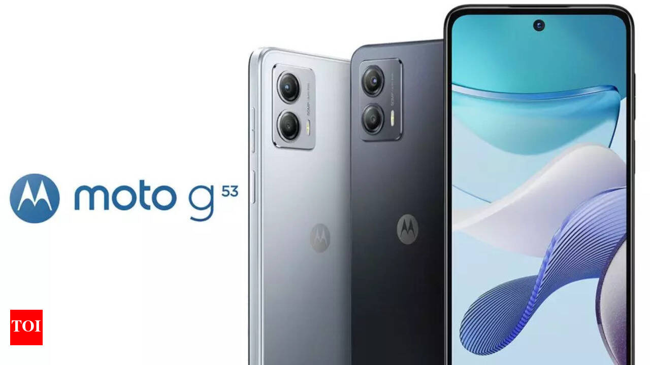 Moto G53 5G with 50MP main camera launched - Times of India