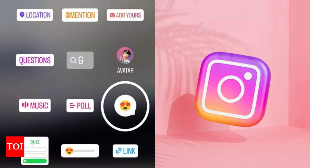 How to add ’emoji reaction’ sticker to Instagram stories – Times of India