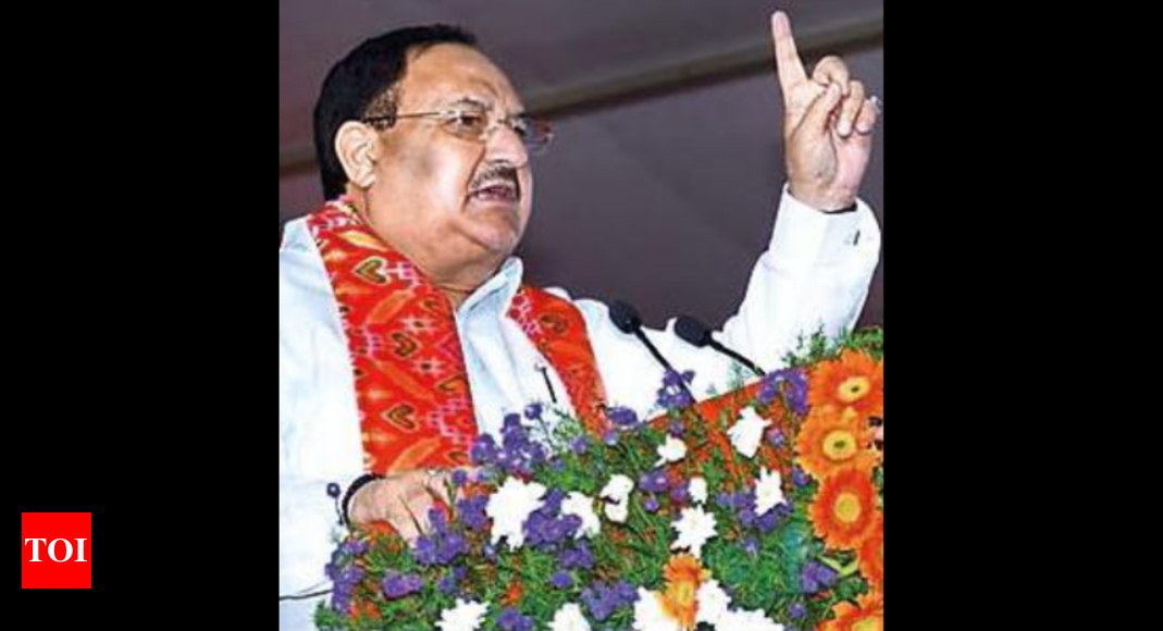 जेपी नड्डा: तेलंगाना के मुख्यमंत्री के चंद्रशेखर राव वंशवाद और भ्रष्टाचार को बढ़ावा दे रहे हैं |  हैदराबाद समाचार – टाइम्स ऑफ इंडिया