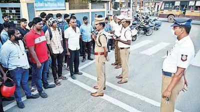 Errant motorists taken to task in Coimbatore
