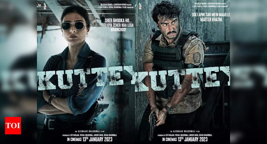 ‘Kuttey’ first look starring Arjun Kapoor, Tabu is out; netizens can’t wait for the film – Times of India
