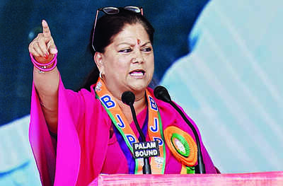 Ashok Gehlot govt’s only progress is rise in crimes against women and Dalits, says Raje