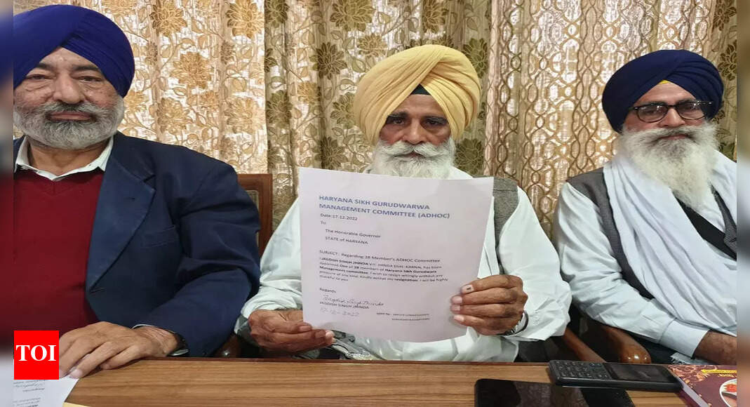 पूर्व HSGMC अध्यक्ष जगदीश सिंह झींडा ने एड-हॉक पैनल से इस्तीफा दिया |  गुड़गांव समाचार – टाइम्स ऑफ इंडिया