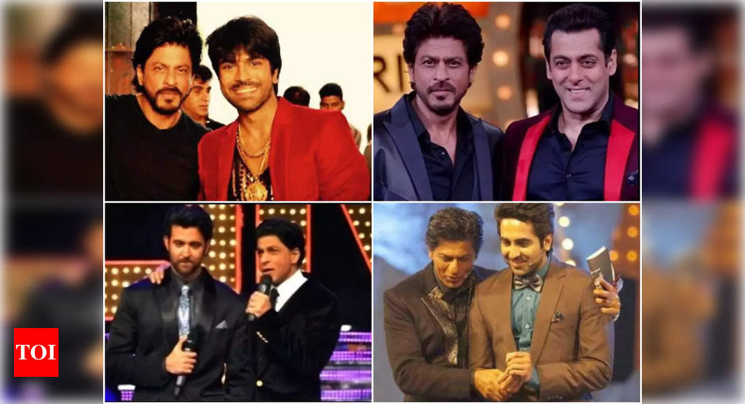 Shah Rukh Khan calls Ayushmann Khurrana ‘sweetheart’, Hrithik Roshan ‘family’, and reveals Bajrani Bhaijaan is favourite Salman Khan film; says Ramcharan is ‘very loving’ – Times of India