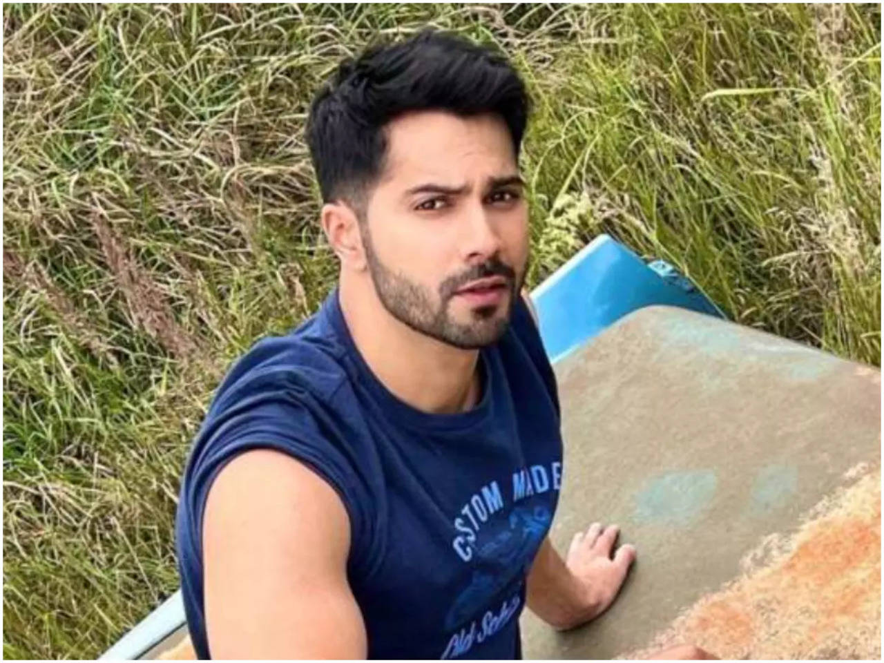 Varun Dhawan gets trolled for biting Janhvi Kapoor ears during a photoshoot 