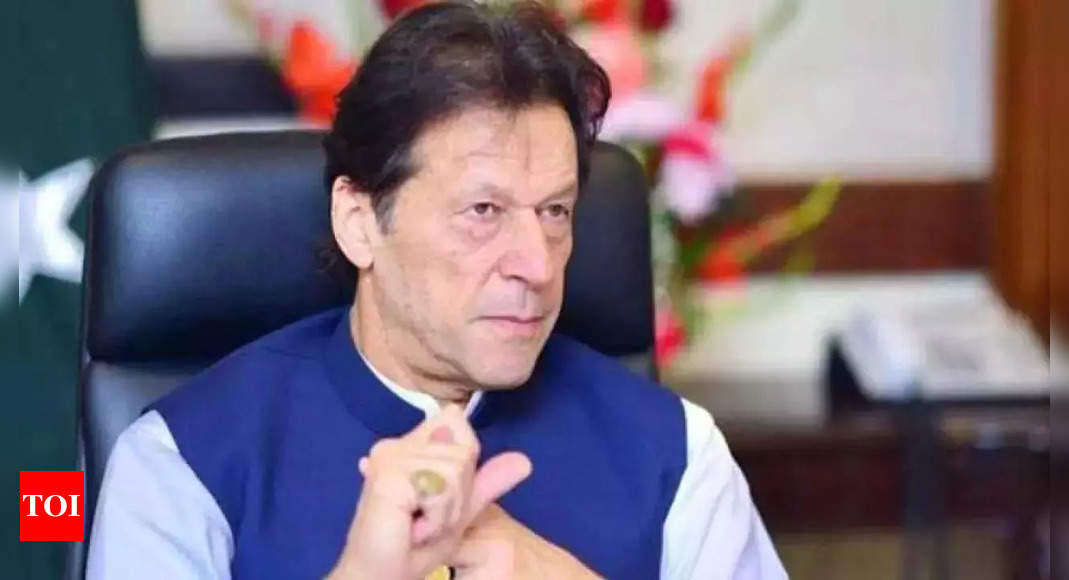 We are afraid that the country is sinking, warns former Pak PM Imran Khan – Times of India