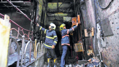 Commercial building fire in Mumbai: Escape via terrace saves many lives