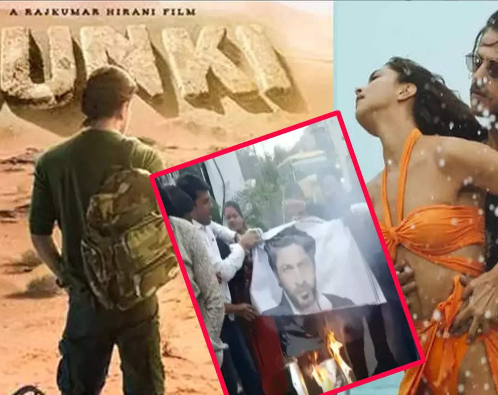 
'Pathaan's 'Besharam Rang' controversy: Activists of Hindu organisation disrupt Shah Rukh Khan's 'Dunki' shoot in Jabalpur. Deets inside
