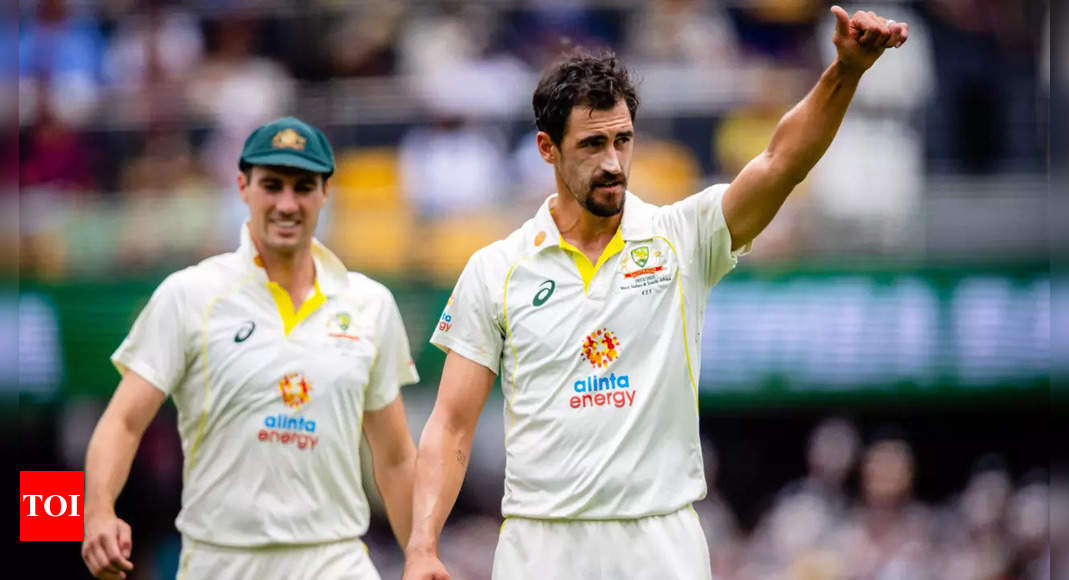 Australia captain Pat Cummins praises Mitchell Starc as paceman joins 300-wicket Test club | Cricket News – Times of India