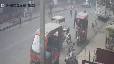 Video shows speeding car hitting three children standing on footpath in Delhi