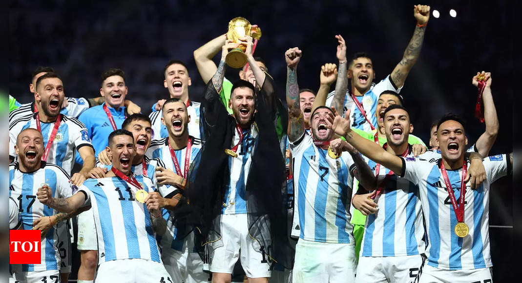 FIFA World Cup 2022 Argentina vs France Final Live Updates: Messi’s Argentina brace for the final showdown with France  – The Times of India