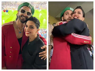 Ranveer-Deepika are true blue football fans