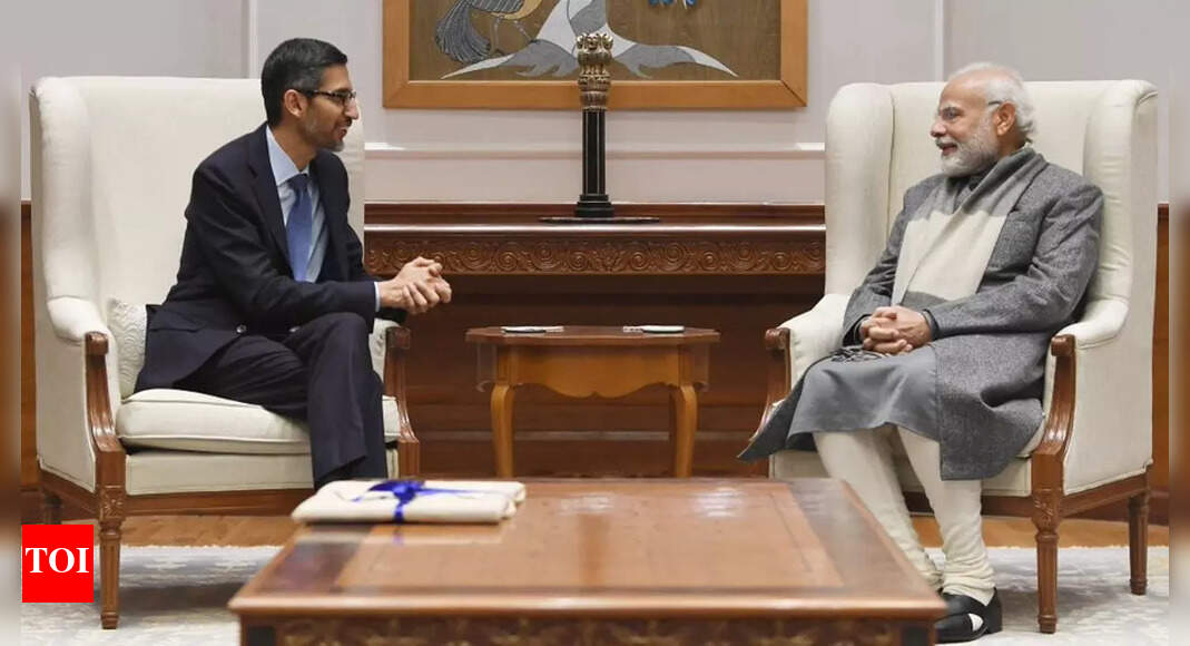 Google CEO Sundar Pichai meets PM Modi, expresses support for India’s G20 presidency – Times of India