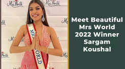 Meet beautiful Mrs World 2022 winner Sargam Koushal