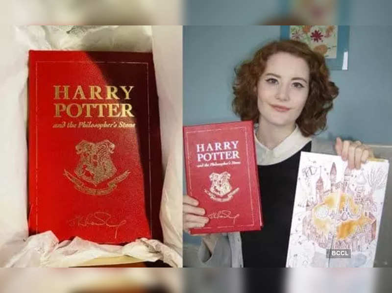 Rare Copy Of Harry Potter Auctioned For £8,000 - Times Of India