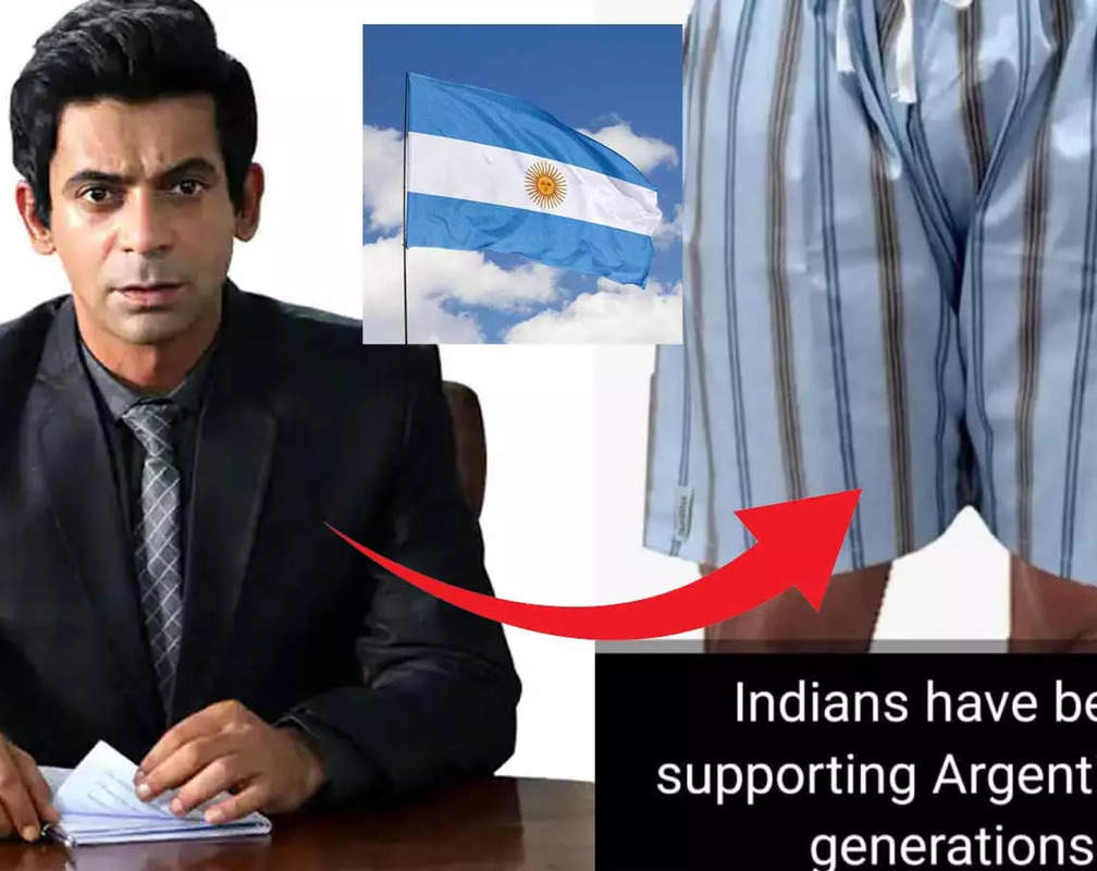 
Sunil Grover gets schooled by netizens for comparing Argentina's flag with middle-class underwear: don't ever disrespect any nation's flag
