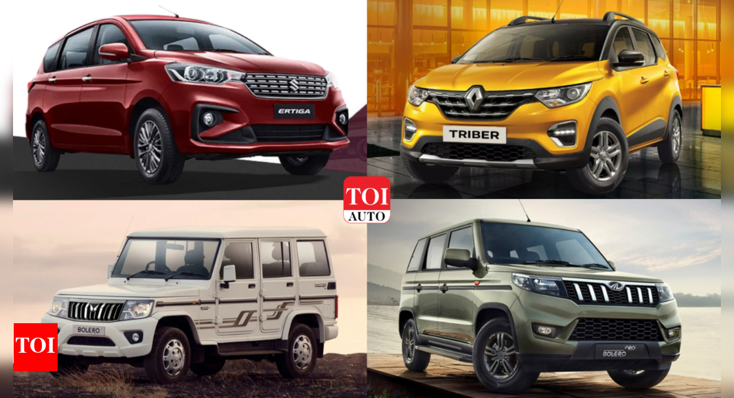 7-seater cars in India under Rs 10 lakh: Renault Triber to Maruti ...