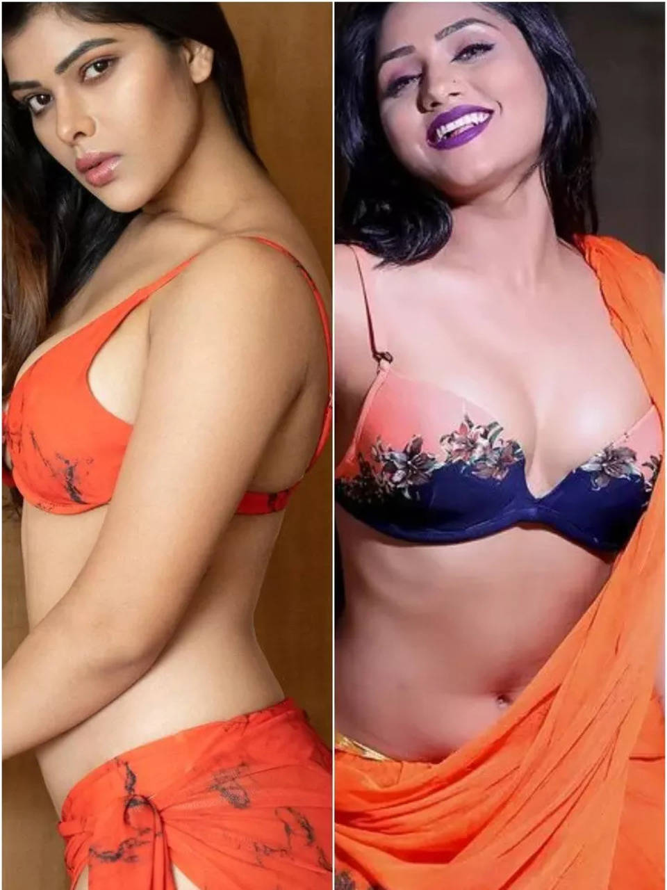 Bhojpuri actresses who scorched up Insta in orange outfits | Times of India