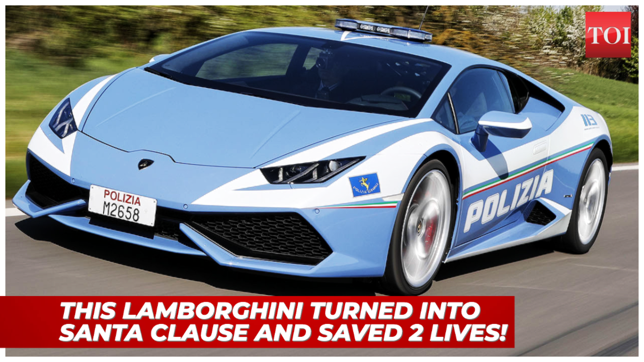 Lamborghini saves lives: Italian police turns Santa, delivers 2 kidneys in  a Huracan V10 - Times of India
