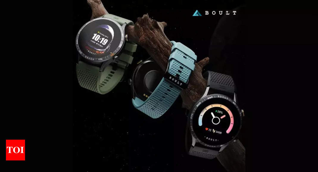 Boult Audio Rover smartwatch with 10 days battery life launched, priced at Rs 2,999 – Times of India