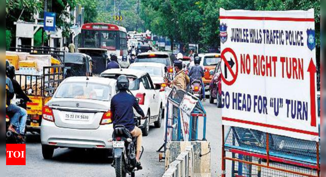 हैदराबाद में ‘जुबली हिल्स यातायात प्रयोग के पक्ष में 92%’ |  हैदराबाद समाचार – टाइम्स ऑफ इंडिया