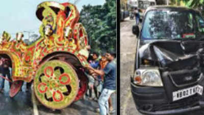Car hits horse carriage on Kolkata's Red Road, 5 from Odisha injured during ride